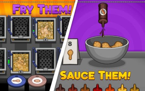 Screenshot Papa's Wingeria HD Mod APK