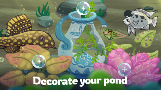Screenshot Pondlife — Relaxing Fish Game Mod APK