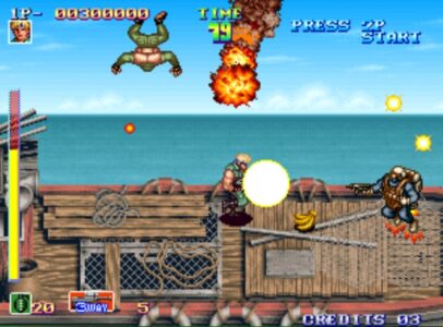 Screenshot SHOCK TROOPERS ACA NEOGEO Mod APK