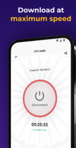 Screenshot VPN India – get Indian IP Mod APK