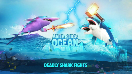 Screenshot Double Head Shark Attack PVP Mod APK