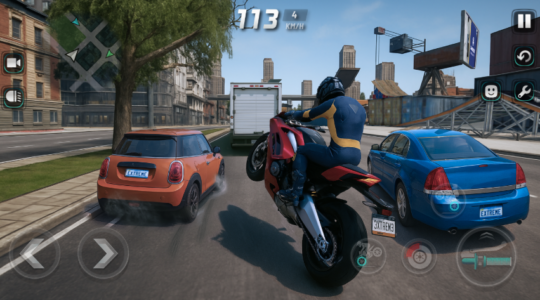 Screenshot Extreme Motorcycle Simulator Mod APK