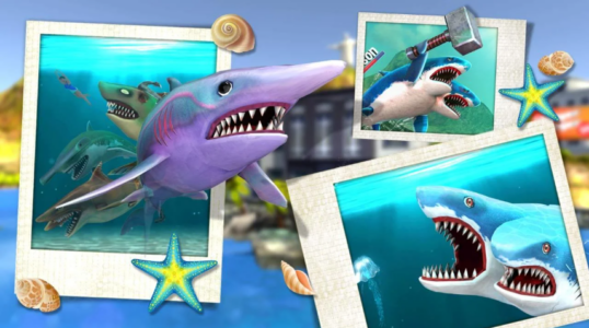 Screenshot Double Head Shark Attack PVP Mod APK