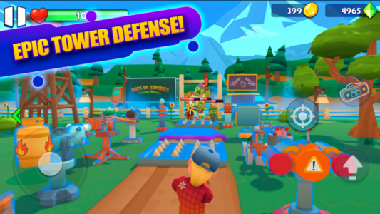 Screenshot Days of Zombies: Tower Defense Mod APK