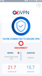 Screenshot VPN secure fast proxy by GOVPN Mod APK