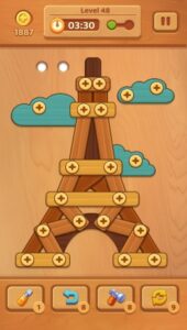 Screenshot Wooden Screw: Nuts and Bolts Mod APK