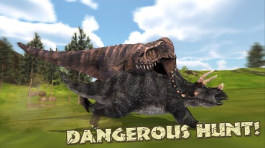 Screenshot Hungry T-Rex Island Dino Hunt Mod APK