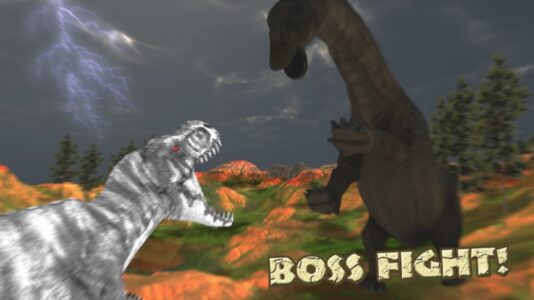 Screenshot Hungry T-Rex Island Dino Hunt Mod APK