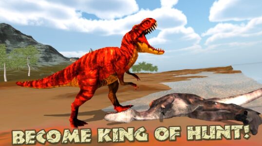 Screenshot Hungry T-Rex Island Dino Hunt Mod APK