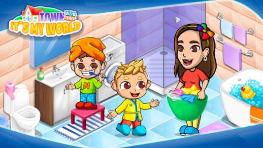 Screenshot Vlad&Niki Town. It's my World Mod APK