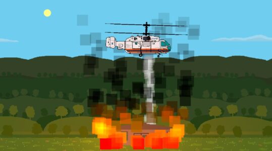 Screenshot Pixel Helicopter Simulator Mod APK