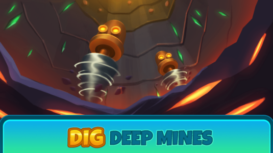 Screenshot Deep Town Mining Factory Mod APK