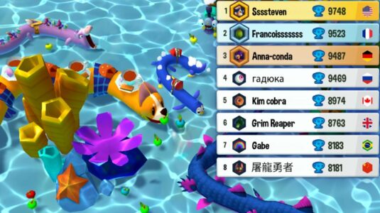 Screenshot Snake Rivals - Fun Snake Game Mod APK