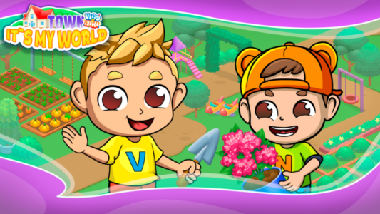 Screenshot Vlad&Niki Town. It's my World Mod APK