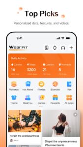 Screenshot Wearfit Pro Mod APK