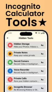 Screenshot Incognito Calculator Tools Mod APK