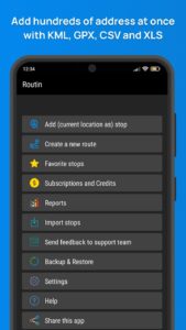 Screenshot Routin Smart Route Planner Mod APK