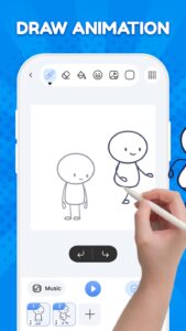 Screenshot AniDraw: 2D Draw Animation Mod APK