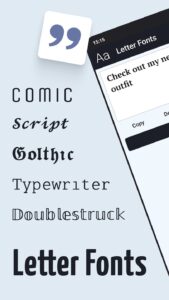 Screenshot Letter Fonts Mod APK