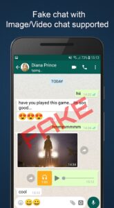 Screenshot Fake Chat WhatsMock Text Prank Mod APK