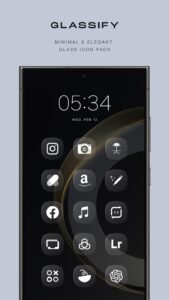 Screenshot Glassify Icon Pack Mod APK