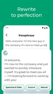 Screenshot Grammar Check by AI Writing Mod APK