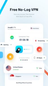 Screenshot Pawxy – Fast VPN & Web Browser Mod APK
