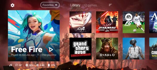Screenshot The Arcade: Game Launcher Hub Mod APK