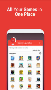 Screenshot Game Booster Launcher Mod APK