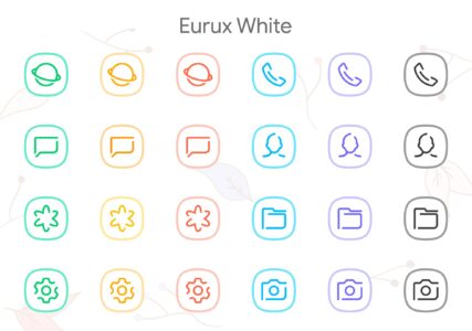 Screenshot Eurux White - Icon Pack Mod APK