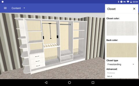Screenshot Closet Planner 3D Mod APK