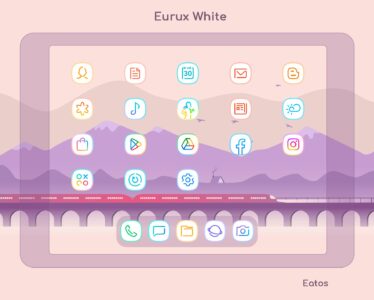 Screenshot Eurux White - Icon Pack Mod APK