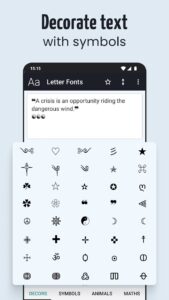 Screenshot Letter Fonts Mod APK