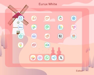 Screenshot Eurux White - Icon Pack Mod APK