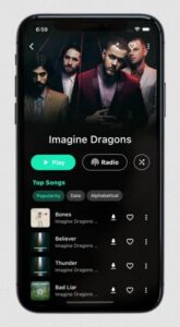 Screenshot BlackHole Music Mod APK
