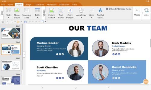 Screenshot Office NX: Presentations Mod APK