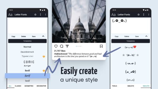 Screenshot Letter Fonts Mod APK