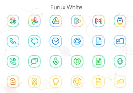 Screenshot Eurux White - Icon Pack Mod APK