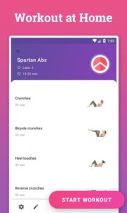 Screenshot Absbee: Core & Stomach Workout Mod APK