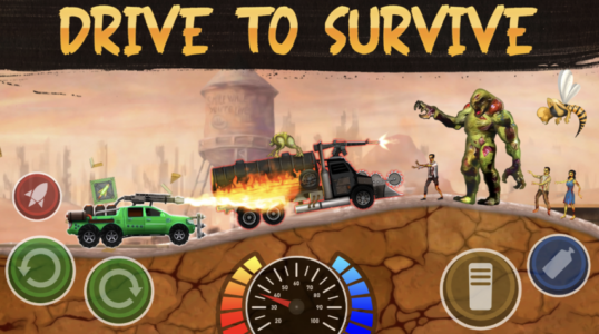 Screenshot Zombie Crash Racing Mod APK