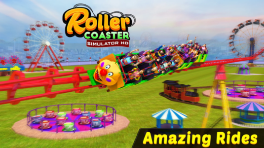 Screenshot Roller Coaster Simulator HD Mod APK