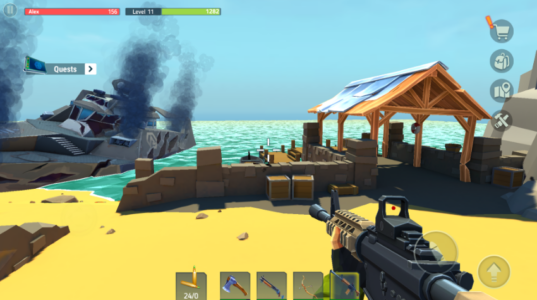 Screenshot TEGRA: Zombie survival island Mod APK