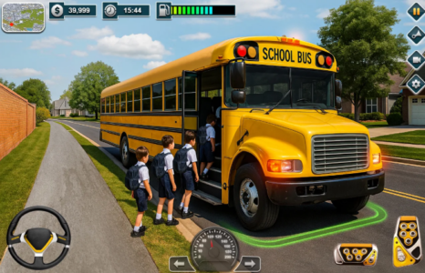 Screenshot School Bus Driving Coach Bus Mod APK