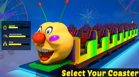 Screenshot Roller Coaster Simulator HD Mod APK