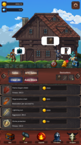 Screenshot Hack & Craft Shop: Idle RPG Mod APK