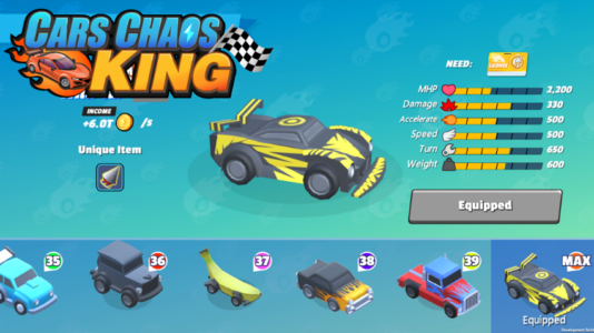 Screenshot Cars Chaos King Mod APK