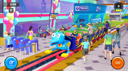 Screenshot Roller Coaster Simulator HD Mod APK