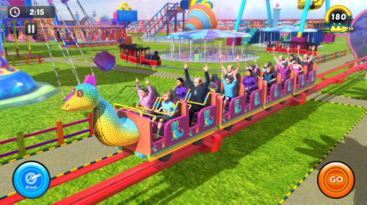 Screenshot Roller Coaster Simulator HD Mod APK