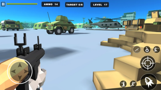 Screenshot Pocket Fps - Sniper Shooting Mod APK