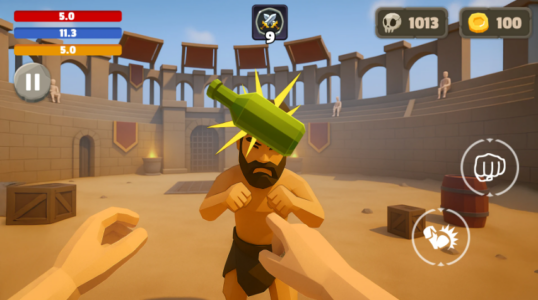 Screenshot Gladiator Simulator: Arena War Mod APK